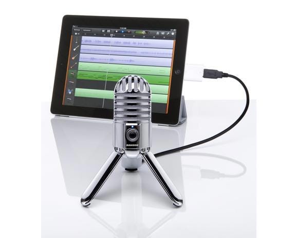 Meteor Mic Meets iPad GarageBand